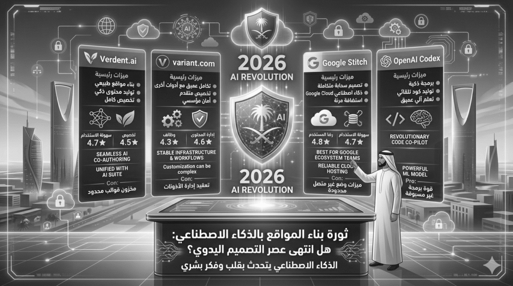 ثورة بناء المواقع بالذكاء الاصطناعي: هل انتهى عصر التصميم اليدوي؟