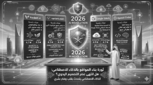 ثورة بناء المواقع بالذكاء الاصطناعي: هل انتهى عصر التصميم اليدوي؟