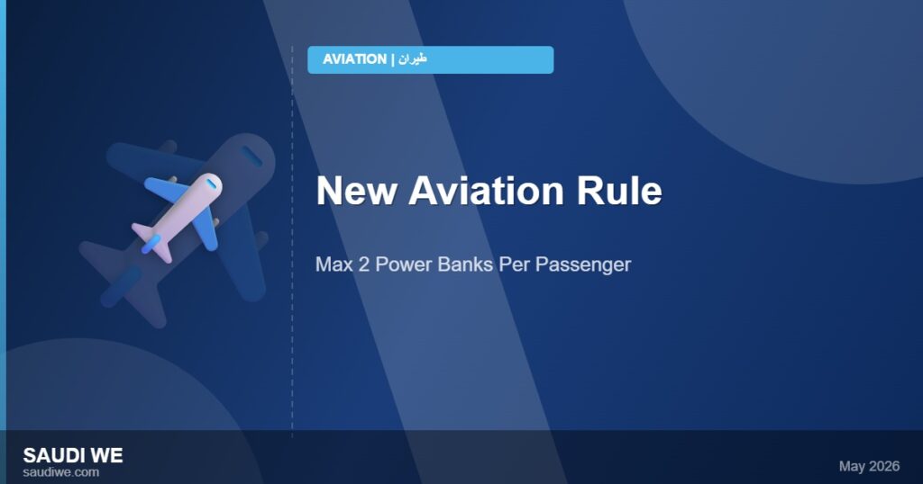 Max 2 Power Banks Per Passenger