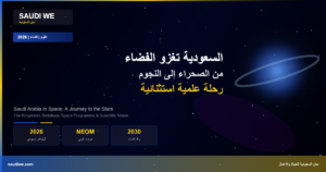 السعودية تغزو الفضاء: من الصحراء إلى النجوم