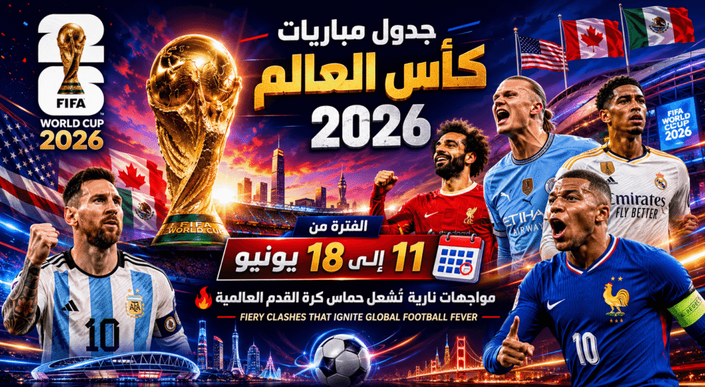 جدول مباريات كأس العالم 2026