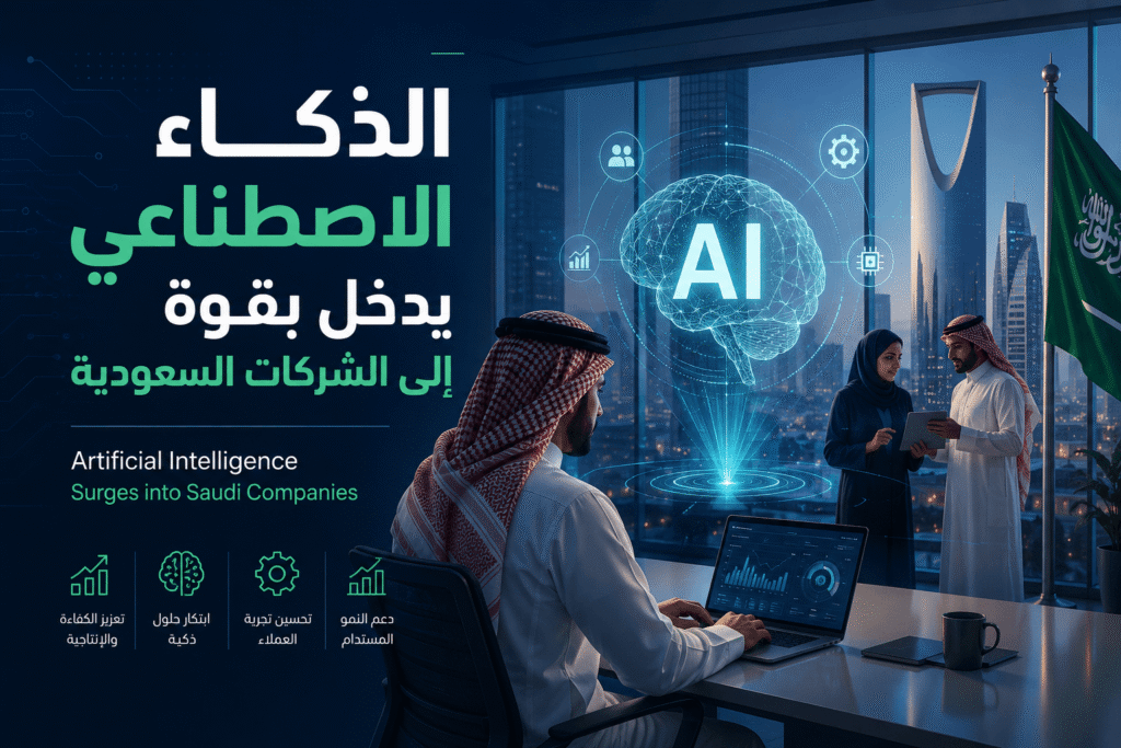 الذكاء الاصطناعي يدخل بقوة إلى الشركات السعودية