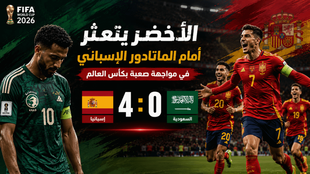 السعودية ضد اسبانيا