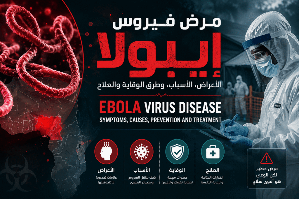 مرض فيروس إيبولا: الأعراض، الأسباب، وطرق الوقاية والعلاج