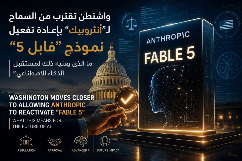 واشنطن تقترب من السماح لـ”أنثروبيك” بإعادة تفعيل نموذج “فابل 5” – ما الذي يعنيه ذلك لمستقبل الذكاء الاصطناعي؟