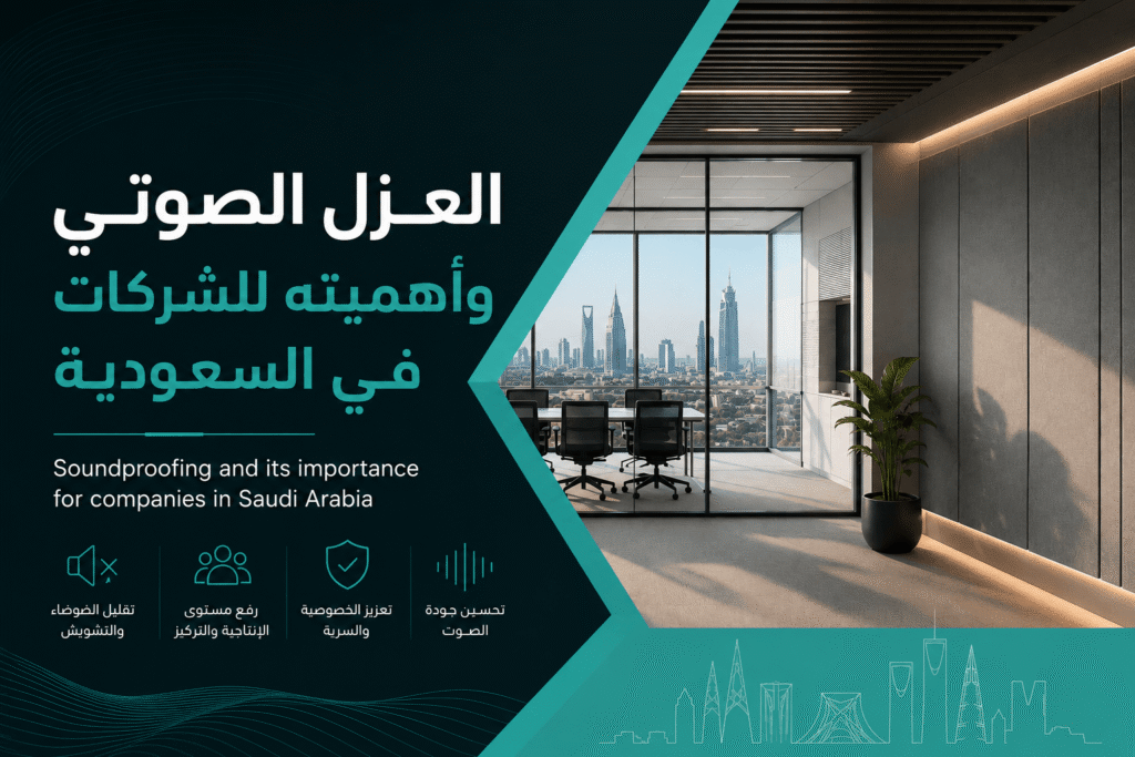 Soundproofing and its importance for companies in Saudi Arabia
