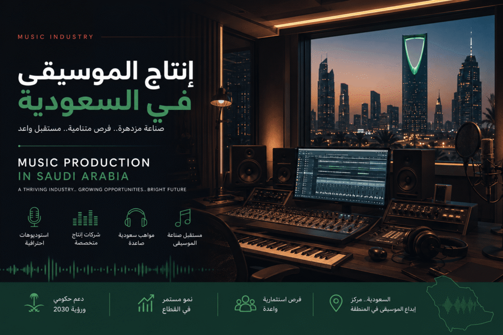 إنتاج الموسيقى في السعودية Music Production In Saudi Arabia