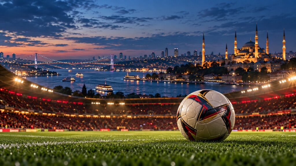 Football stadium in Istanbul representing the 2027 Spanish Super Cup